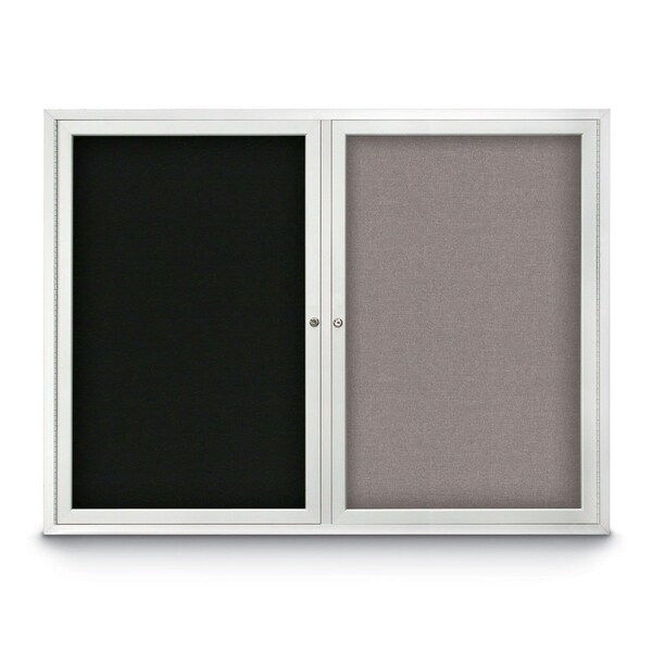 Corkboard, 48"x36", Amethyst/Satin
